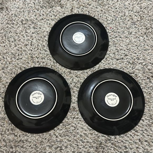 SET OF 3 Sango 4814 Roma Sage 8" Salad Plates - Picture 3 of 7